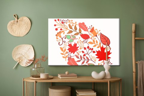 Obraz Na Płótnie Kolorowe Jesienne Liście
