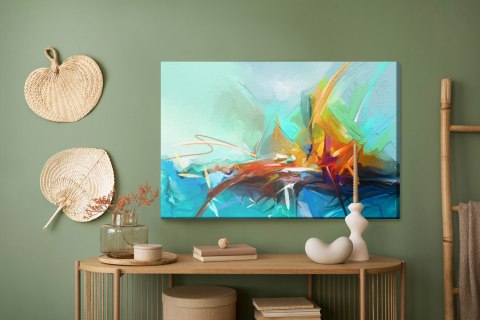 Obraz Na Płótnie Abstrakcyjna Żaglówka