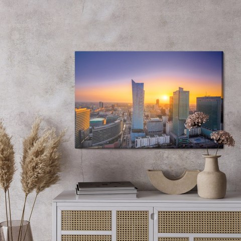 Obraz Na Płótnie Nowoczesne Wieżowce Warszawy