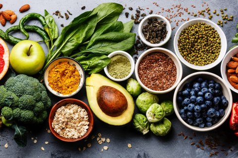 Obraz Na Płótnie Warzywa Z Owocami I Przyprawami