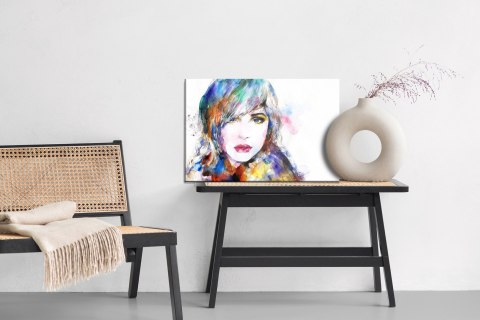 Obraz Na Płótnie Akwarelowy Portret Kobiety