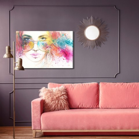 Obraz Na Płótnie Kobieta W Okularach Przeciwsłonecznych