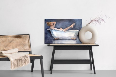 Obraz Na Płótnie Kobieta W Wannie