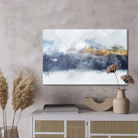 Obraz Na Płótnie Pasma Górskie W Abstrakcyjnym Wydaniu