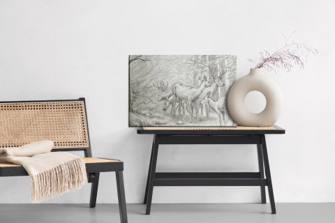 Obraz Na Płótnie Szkic Jeleni