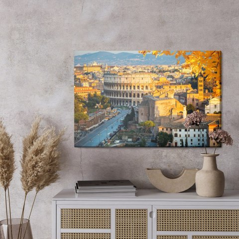 Obraz Na Płótnie Widok Na Koloseum 3D