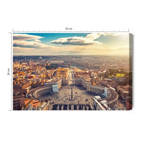 Obraz Na Płótnie Perspektywa Na Rzym