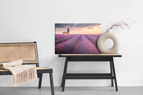 Obraz Na Płótnie Kwitnące Pole Lawendowe W Prowansji