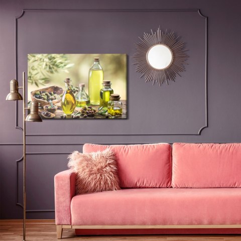 Obraz Na Płótnie Oliwa Z Oliwek Z Przyprawami