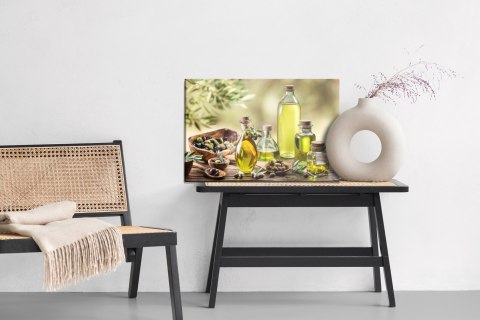 Obraz Na Płótnie Oliwa Z Oliwek Z Przyprawami