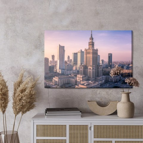 Obraz Na Płótnie Panorama Miasta Warszawy