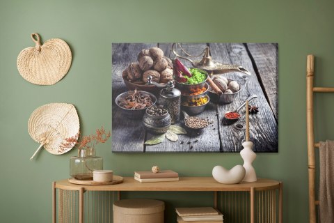 Obraz Na Płótnie Przyprawy Z Orzechami