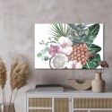 Obraz Na Płótnie Tropikalne Owoce I Orchidee