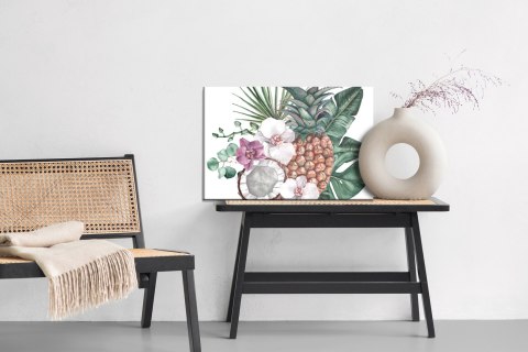 Obraz Na Płótnie Tropikalne Owoce I Orchidee