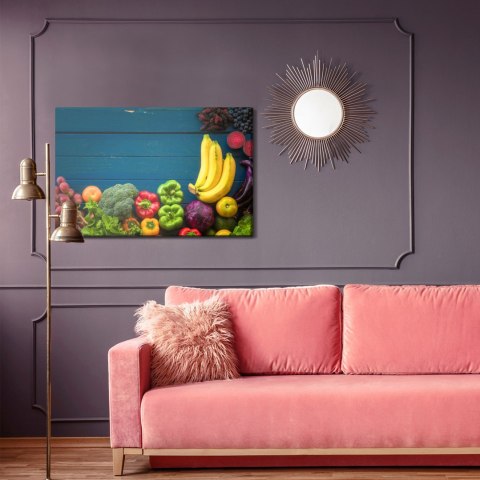 Obraz Na Płótnie Warzywa I Owoce Na Stole