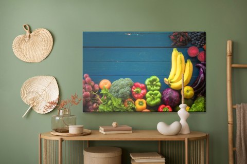 Obraz Na Płótnie Warzywa I Owoce Na Stole