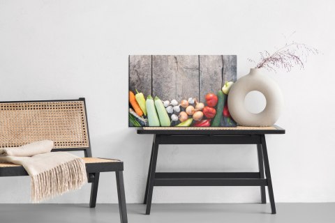 Obraz Na Płótnie Warzywa Na Drewnie