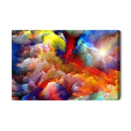 Obraz Na Płótnie Wielobarwna Modna Abstrakcja