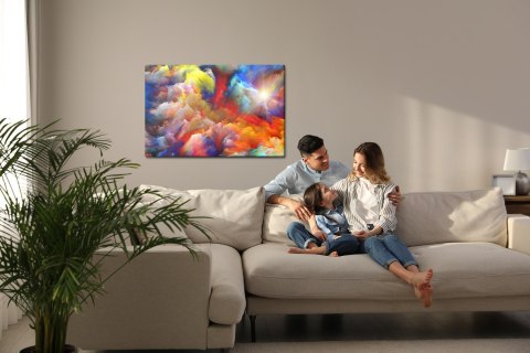 Obraz Na Płótnie Wielobarwna Modna Abstrakcja