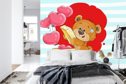 Fototapeta The Big Heart Bears: Box Of Hearts