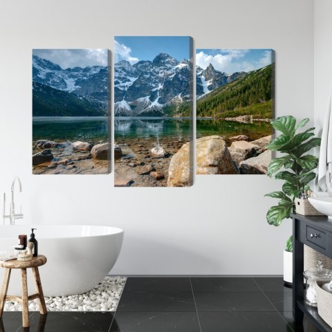 Obraz Wieloczęściowy Morskie Oko W Tatrach 3D