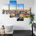Obraz Wieloczęściowy Szprewa I Panorama Berlina