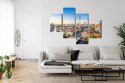 Obraz Wieloczęściowy Szprewa I Panorama Berlina