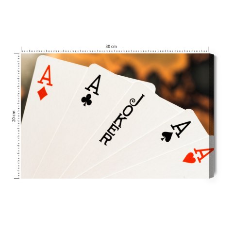 Obraz Na Płótnie Joker Wśród Asów