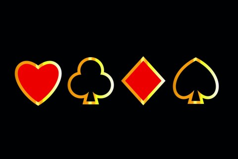 Obraz Na Płótnie Nowoczesne Symbole Kart