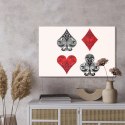 Obraz Na Płótnie Symbole Kart