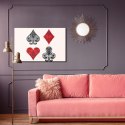 Obraz Na Płótnie Symbole Kart