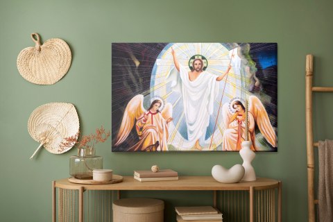 Obraz Na Płótnie Ikona Jezusa Z Aniołami