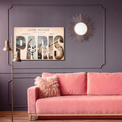 Obraz Na Płótnie Pocztówka Z Paryża