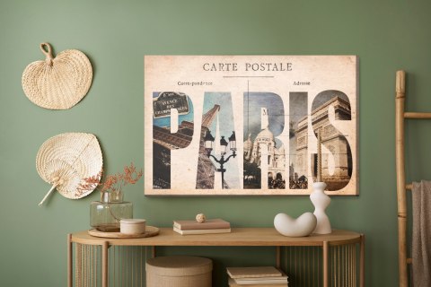 Obraz Na Płótnie Pocztówka Z Paryża