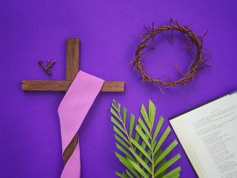 Obraz Na Płótnie Symbole Wielkopostne