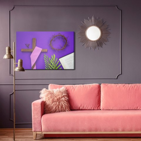 Obraz Na Płótnie Symbole Wielkopostne