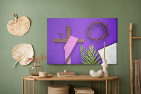 Obraz Na Płótnie Symbole Wielkopostne