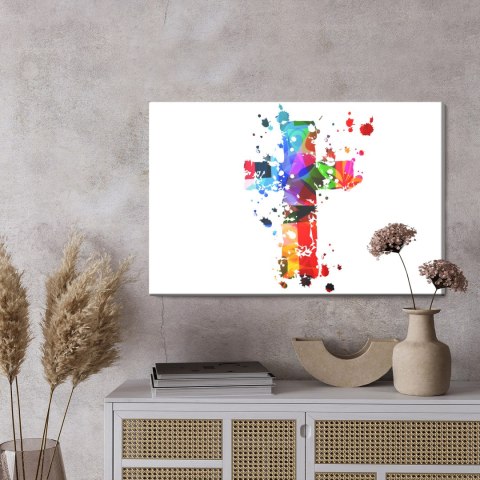 Obraz Na Płótnie Kolorowy Krzyż