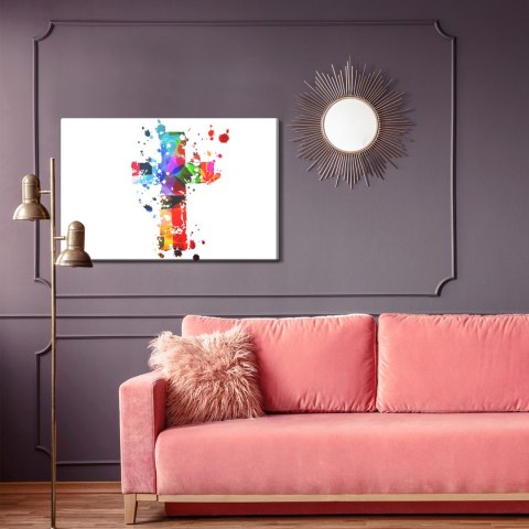 Obraz Na Płótnie Kolorowy Krzyż