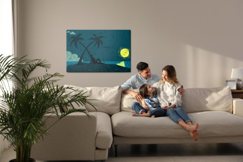 Obraz Na Płótnie Mężczyzna Na Bezludnej Wyspie