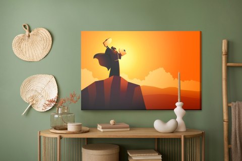 Obraz Na Płótnie Mojżesz I Dziesięć Przykazań