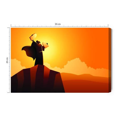 Obraz Na Płótnie Mojżesz I Dziesięć Przykazań