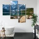 Obraz Wieloczęściowy Morskie Oko W Tatrach 3D