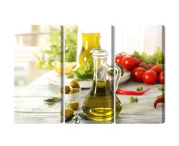 Obraz Wieloczęściowy Dzbanek Ze Świeżym Olejem