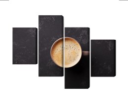 Obraz Wieloczęściowy Filiżanka Świeżej Kawy