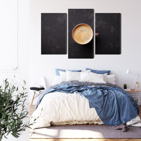 Obraz Wieloczęściowy Filiżanka Świeżej Kawy