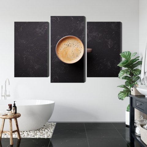Obraz Wieloczęściowy Filiżanka Świeżej Kawy