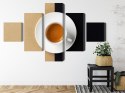 Obraz Wieloczęściowy Filiżanka Włoskiej Kawy