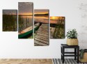 Obraz Wieloczęściowy Letni Wschód Słońca