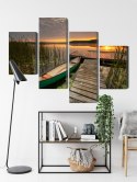 Obraz Wieloczęściowy Letni Wschód Słońca